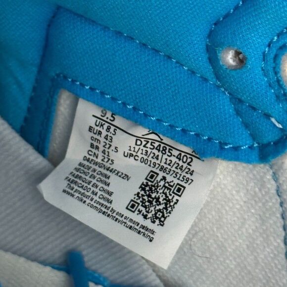 Nike Air Jordan Retro 1 High OG UNC Reimagined - BRAND NEW - Men\'s Size 9.5 main image 9